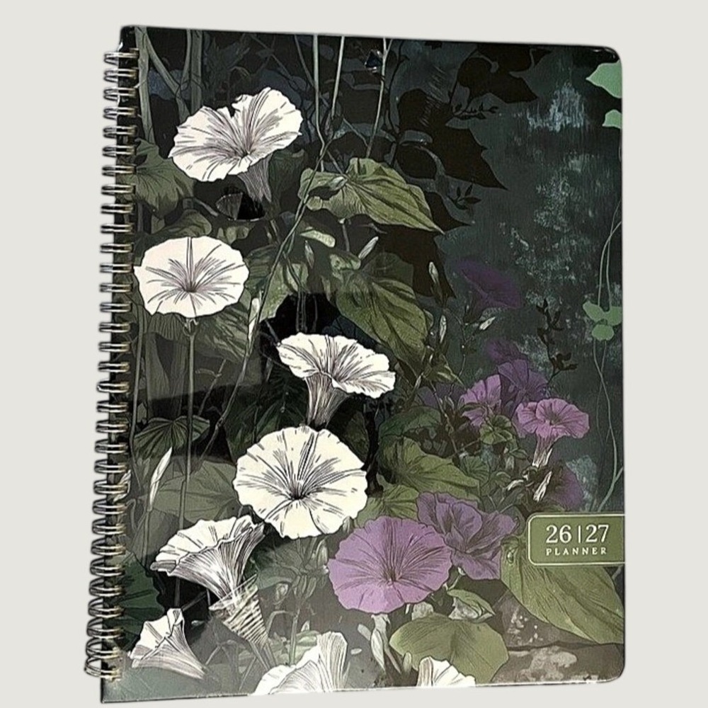 Studoze Verdant Whispers Academic Planner 2026-2027 Spiral Bound Floral New